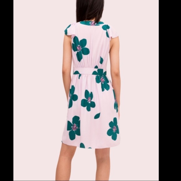 Kate Spade Pink and Green Floral Mini Dress - Picture 9 of 10